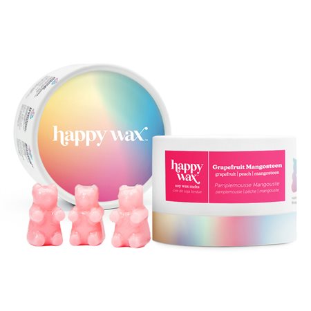 Happy Wax:  Cire parfumée à fondre - Pampleousse