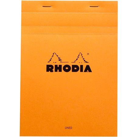 Bloc ligné # 16 Rhodia 148 x 210  orange