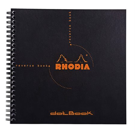 Cahier de composition Rhodia ligné noir 190x250mm