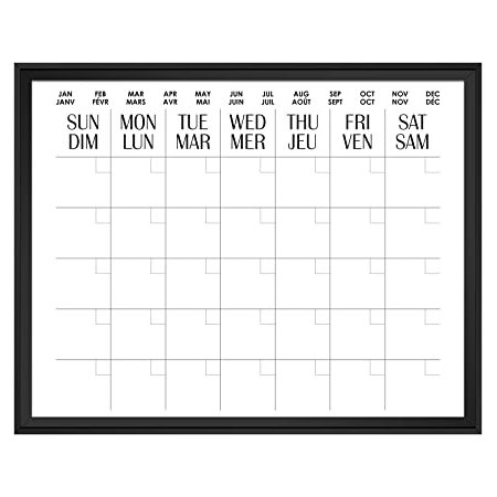 Tableau calendrier eff. à sec 16 X 20