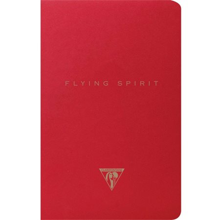 Carnet ligné 11x17cm rouge (Flying Spirit)