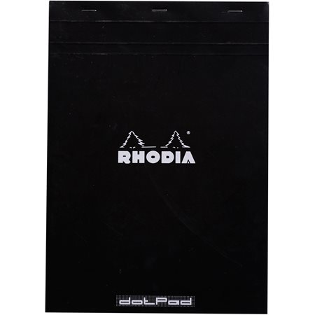 Bloc Rhodia dot A4 noir