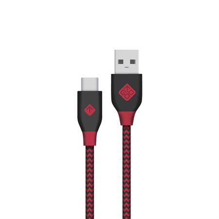 Câble USB à USB-C (3') rouge