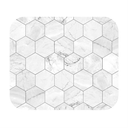 Tapis de souris hexagonal marbre