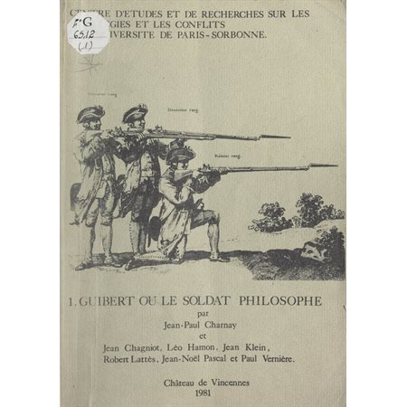 Guibert ou le soldat philosophe