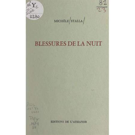 Blessures de la nuit