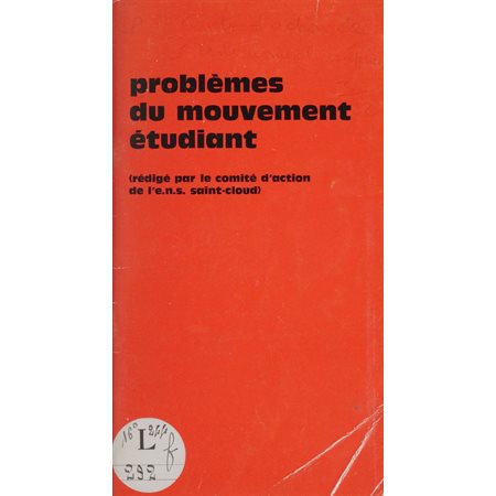 Problèmes du mouvement étudiant