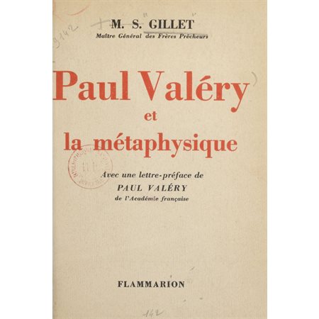 Paul Valéry et la métaphysique