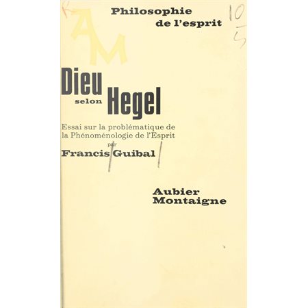 Dieu selon Hegel