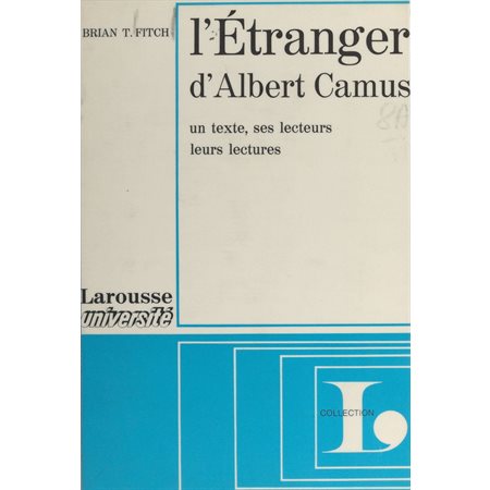 L'étranger, d'Albert Camus