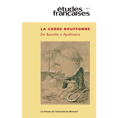 Études françaises. Vol. 51 No. 3,  2015