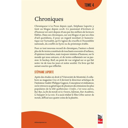 Chroniques, tome 4