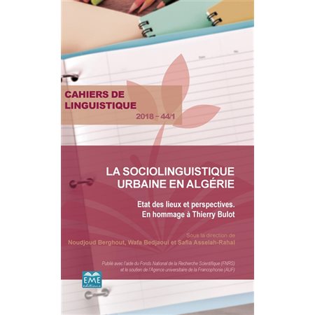 La sociolinguistique urbaine en Algérie