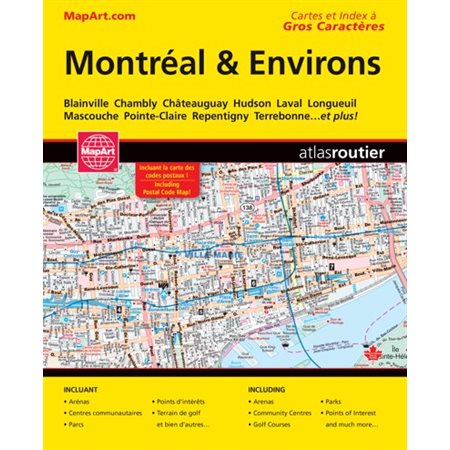 Montréal & environs 2020  /  atlas routier