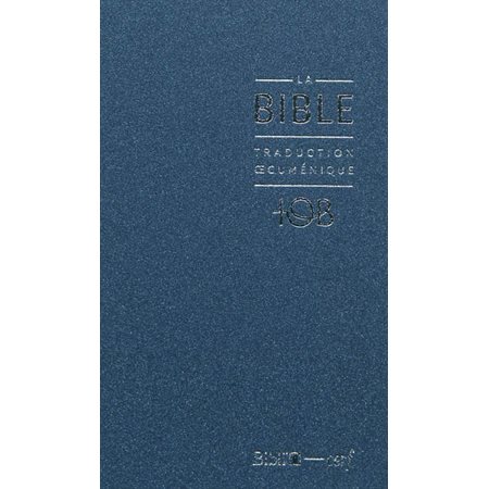 Bible TOB / rigide bleu nuit