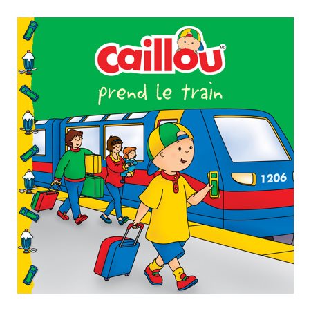 Caillou prend le train