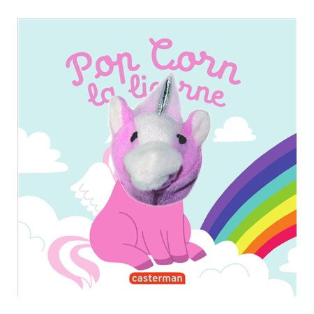 Pop Corn la licorne livre-marionnette