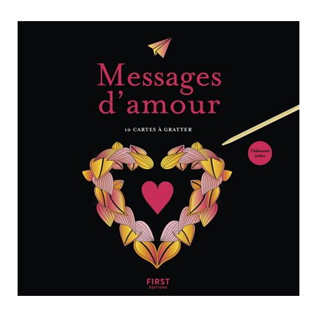 Messages d'amour: 10 cartes à gratter