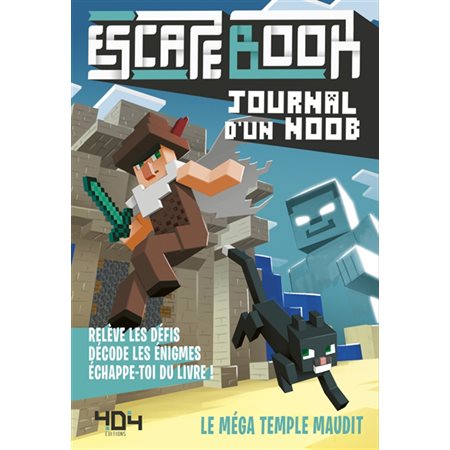 Le méga temple maudit, Escape book Journal d'un noob