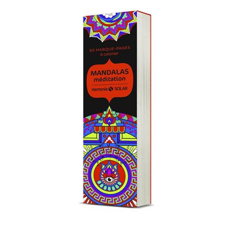 Mandalas méditation: 60 marque-pages à colorier
