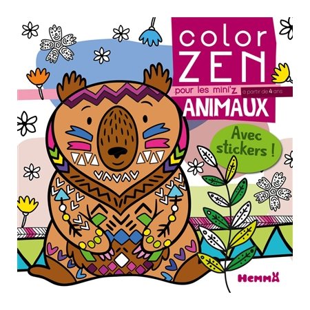 Animaux: color zen. pour les mini'z