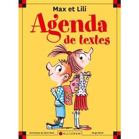 Agenda de texte Max et Lili