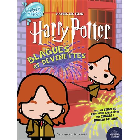 Harry Potter: blagues et devinettes, peinture magique : d'après les films