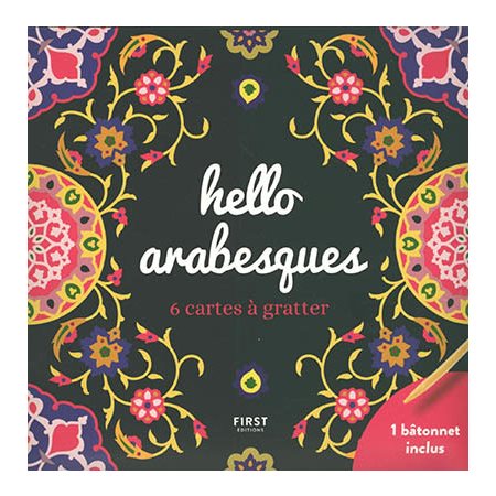 Hello arabesques: 6 cartes à gratter