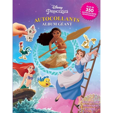 Disney Princesses: autocollants, album géant