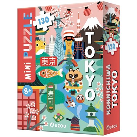 Mini puzzle: Konnichiwa Tokyo (130 pièces)