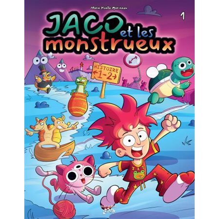 Jaco et les monstrueux, tome 1; histoire 1:  Arial est très triste; histoire 2: Le lézard et la tortue