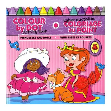 Princesses et Poupées : Coloriage au point