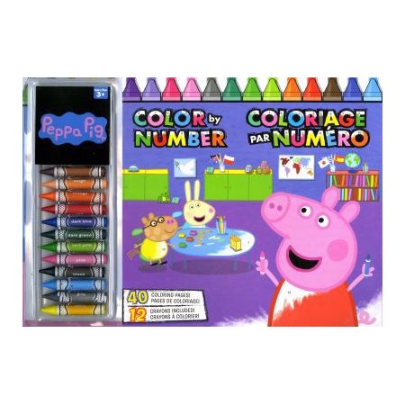 Peppa pig: Coloriage par numéro
