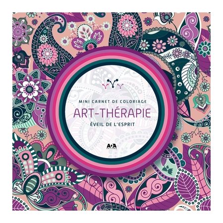 Éveil de l'esprit: Mini carnet de coloriage art-thérapie