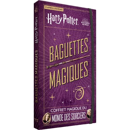 Harry Potter, baguettes magiques : coffret magique du monde des sorciers