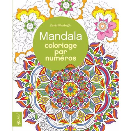 Mandala; coloriage par numéros