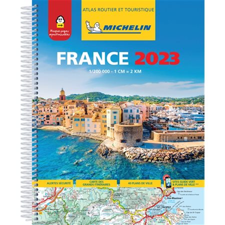 France 2023 : atlas routier et touristique