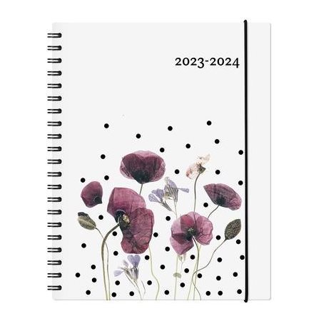 Agenda scolaire 2023-2024: Garbo-EF (floral)
