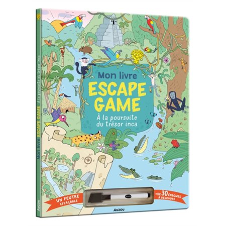 A la poursuite du trésor inca : mon livre escape game