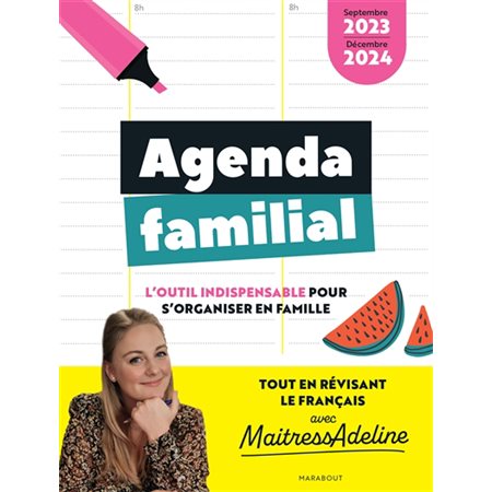 Agenda familial : 2023- 2024