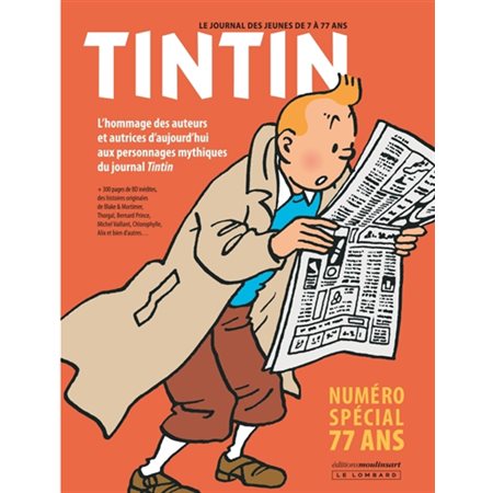 Tintin : numéro spécial 77 ans
