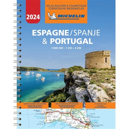 Espagne et Portugal:  Atlas routier & touristique 2024