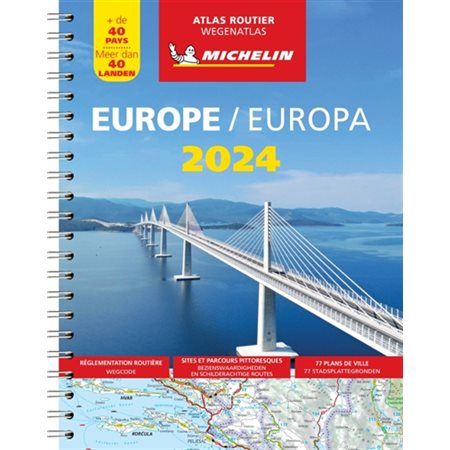 Europe: Atlas routier 2024