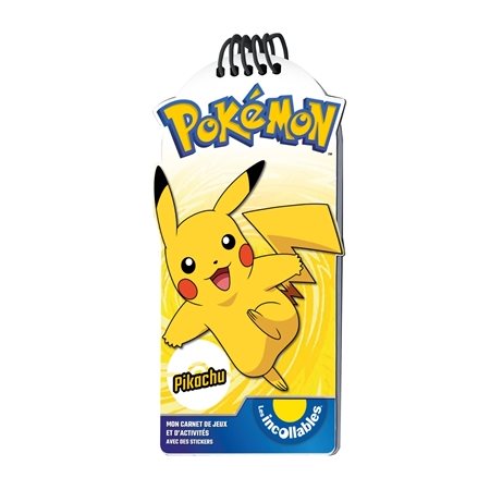 Pokémon : Pikachu : mon carnet de jeux et d'activités avec des stickers