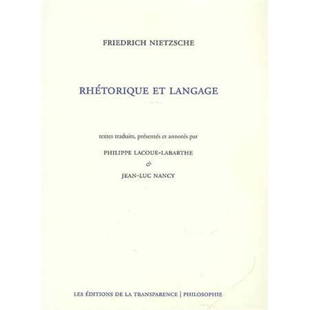 Rhétorique et language