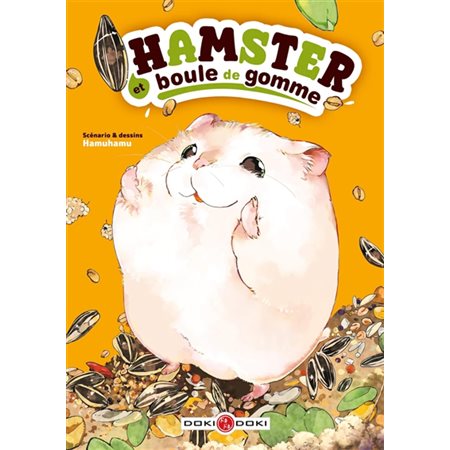 Hamster et boule de gomme