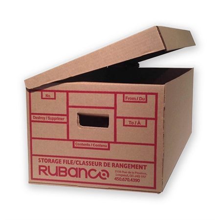 Boîte d'entreposage Rubanco